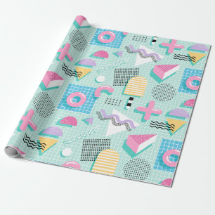 Memphis Sweet Candies Wrapping Paper