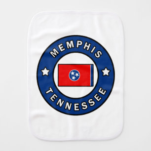 Memphis Tennessee Baby Burp Cloth