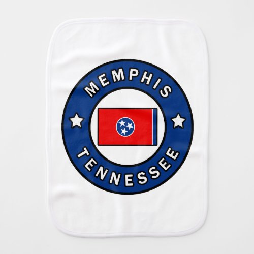 Memphis Tennessee Baby Burp Cloth