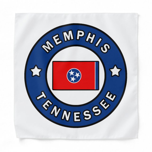 Memphis Tennessee Bandana (Front)