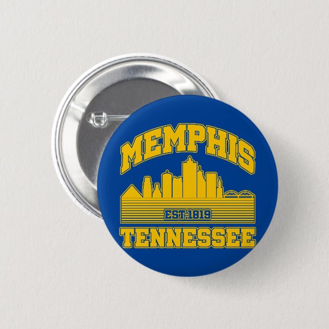 Memphis,Tennessee Button (Front & Back)