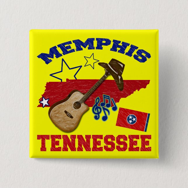 Memphis, Tennessee Button (Front)