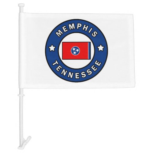 Memphis Tennessee Car Flag
