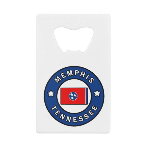 Memphis Tennessee Credit Card Bottle Opener