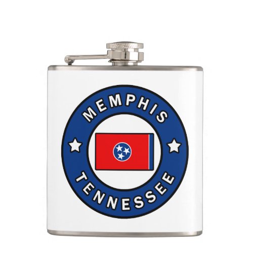 Memphis Tennessee Flask
