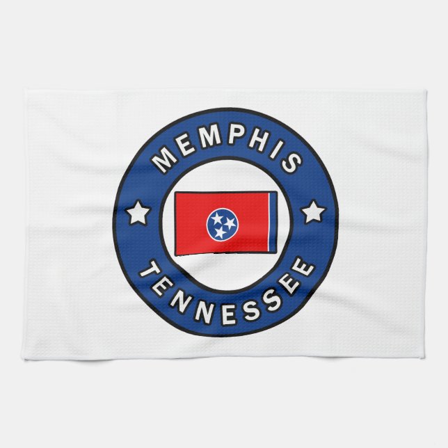 Memphis Tennessee Kitchen Towel (Horizontal)