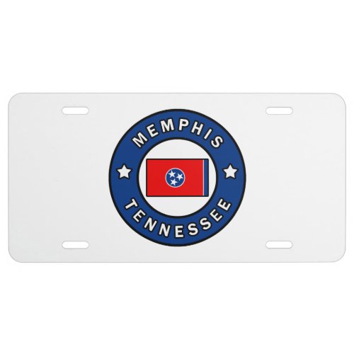 Memphis Tennessee License Plate