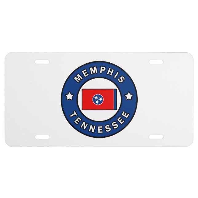 Memphis Tennessee License Plate (Front)