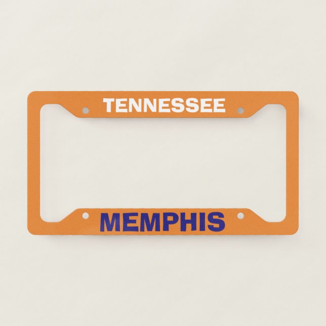 Memphis Tennessee License Plate Frame (Front)