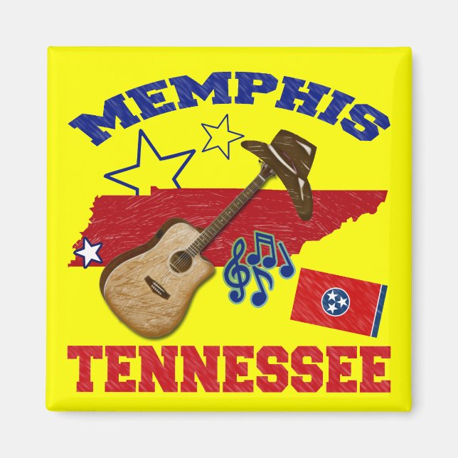 Memphis, Tennessee Magnet (Front)