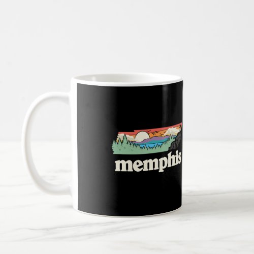 Memphis Tennessee Outdoors Retro Nature Graphic Coffee Mug