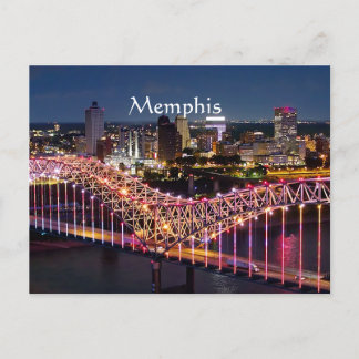 Memphis, Tennessee Personalized Holiday Postcard