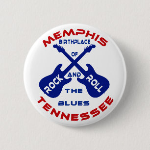 Memphis, Tennessee Pinback Button