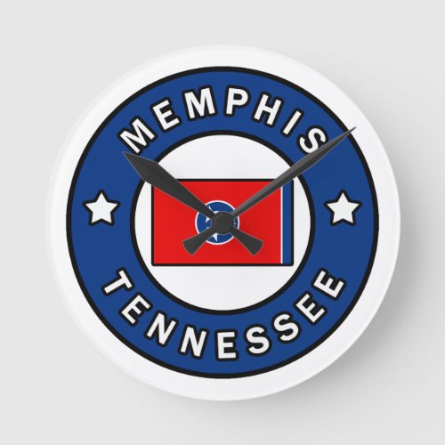 Memphis Tennessee Round Clock
