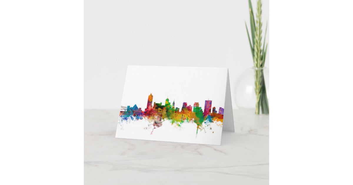 Memphis Tennessee Skyline Card Zazzle.com