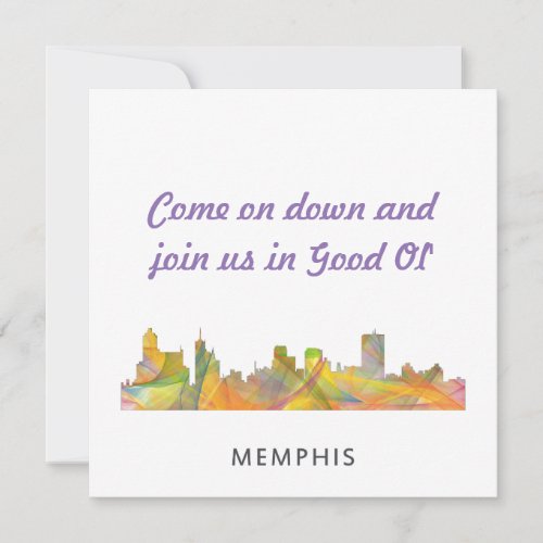 MEMPHIS TENNESSEE SKYLINE WB1 _ SAVE THE DATE