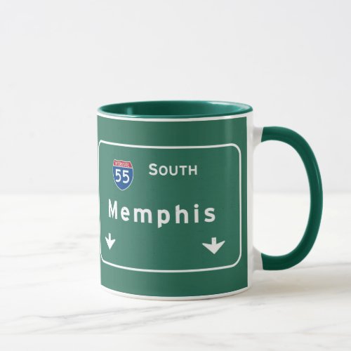 Memphis Tennessee tn Interstate Highway Freeway  Mug