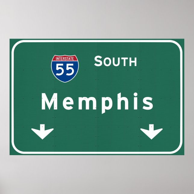 Memphis Tennessee tn Interstate Highway Freeway : Poster (Front)