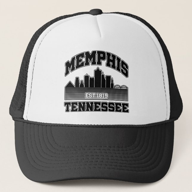 Memphis,Tennessee Trucker Hat (Front)