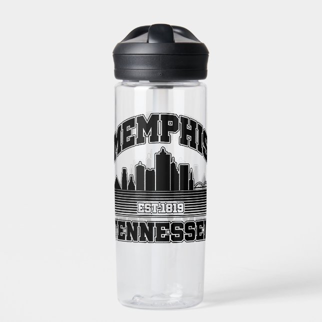 Memphis,Tennessee Water Bottle (Front)