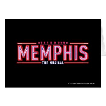 Memphis - The Musical Logo by memphisthemusical at Zazzle