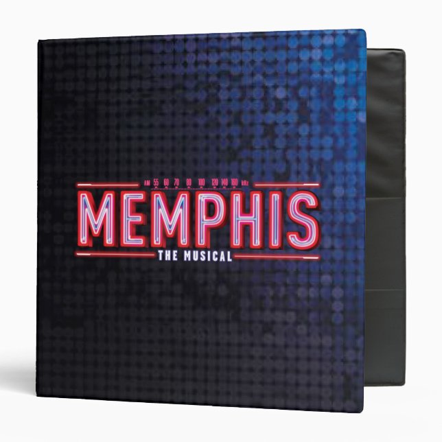 MEMPHIS - The Musical Logo 3 Ring Binder (Front/Inside)