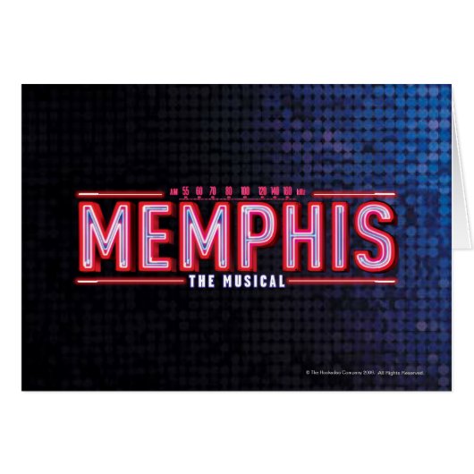 MEMPHIS - The Musical Logo Cards (Front Horizontal)