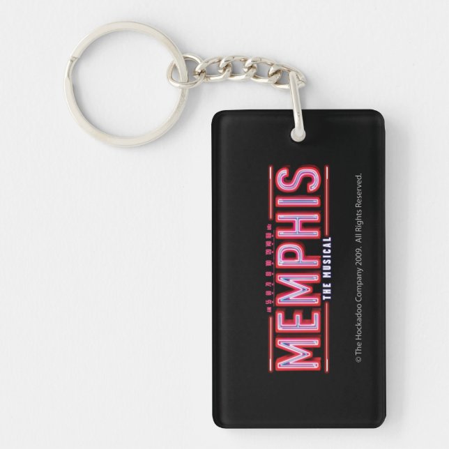 MEMPHIS - The Musical Logo Keychain (Front)
