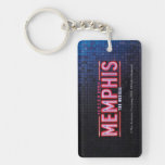 Memphis - The Musical Logo Keychain at Zazzle