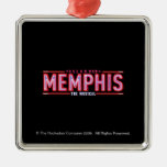 Memphis - The Musical Logo Metal Ornament at Zazzle
