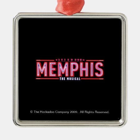 Memphis - The Musical Logo Metal Ornament