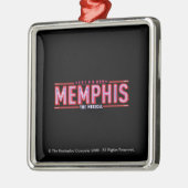 MEMPHIS - The Musical Logo Metal Ornament (Left)