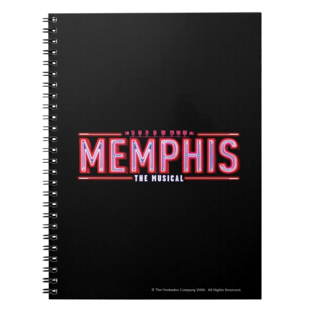 MEMPHIS - The Musical Logo Notebook (Front)