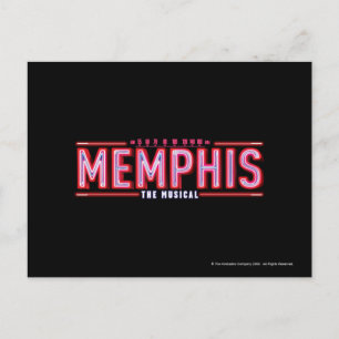 MEMPHIS - The Musical Logo Postcard