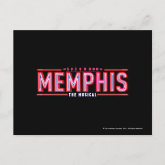 MEMPHIS - The Musical Logo Postcard