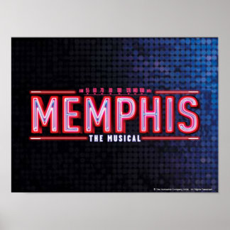 MEMPHIS - The Musical Logo Poster