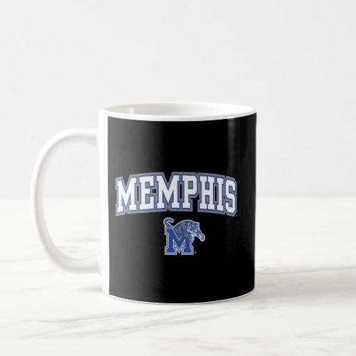 Memphis Tigers Arch Over Blue Coffee Mug