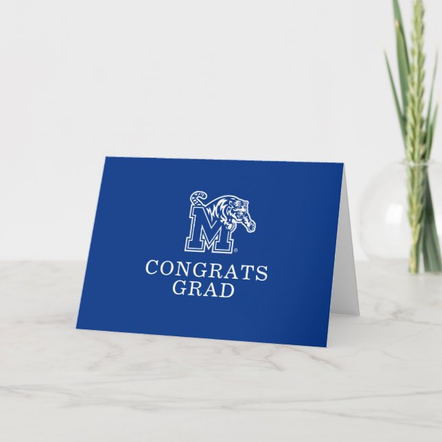 Memphis Tigers | Congratulations Graduate Card (Front)