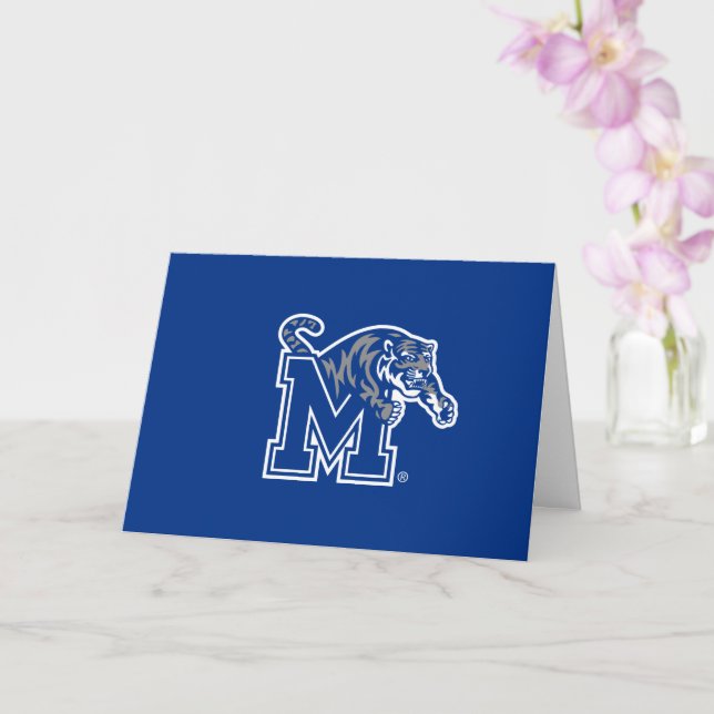 Memphis Tigers Mascot | Congratulations Graduate Card (Orchid)