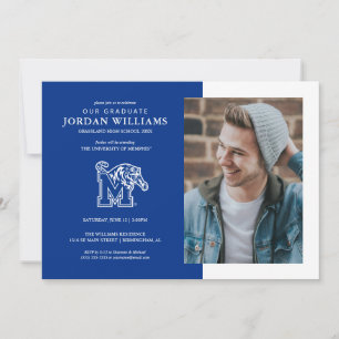 Memphis Tigers Mascot with Block M Logo Announcement