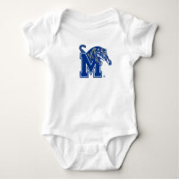 Memphis Tigers Mascot with Block M Logo