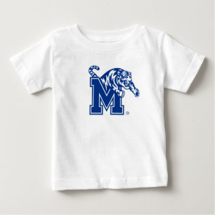 Memphis Tigers Mascot with Block M Logo Baby T-Shirt
