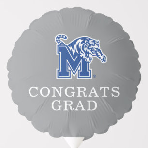 Memphis Tigers Mascot with Block M Logo Balloon