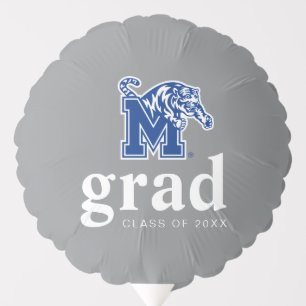 Memphis Tigers Mascot with Block M Logo Balloon