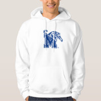 Memphis Tigers Mascot with Block M Logo