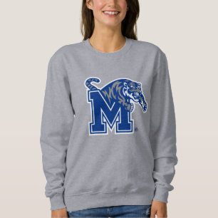 Memphis Tigers Mascot with Block M Logo Sweatshirt