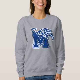 Memphis Tigers Mascot with Block M Logo Sweatshirt