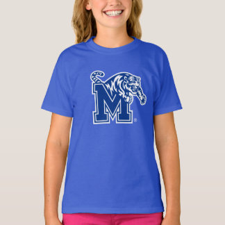 Memphis Tigers Mascot with Block M Logo T-Shirt