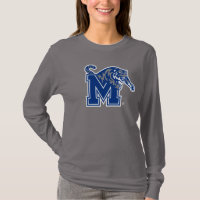 Memphis Tigers Mascot with Block M Logo