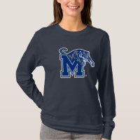 Memphis Tigers Mascot with Block M Logo